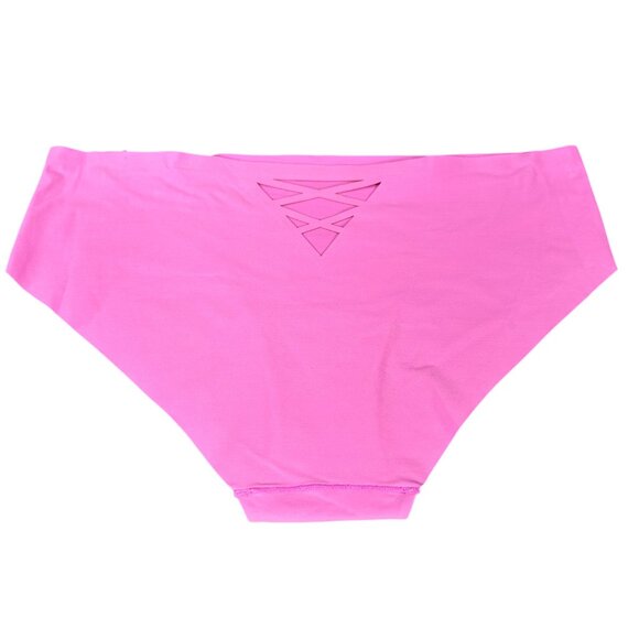 Maidenform Womens Size Small 5 Panty Hipster Free Cut Crisscross Back Pink New - Picture 2 of 9